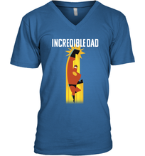 Load image into Gallery viewer, Disney Pixar Incredibles 2 Dad Powers Father's Day Gifts Men's V-Neck T-Shirt