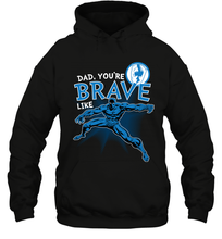 Load image into Gallery viewer, Marvel Black Panther Brave Dad Father's Day Gifts Hooded Sweatshirt