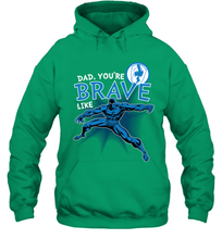 Load image into Gallery viewer, Marvel Black Panther Brave Dad Father's Day Gifts Hooded Sweatshirt