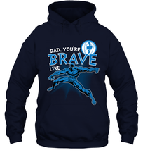 Load image into Gallery viewer, Marvel Black Panther Brave Dad Father's Day Gifts Hooded Sweatshirt