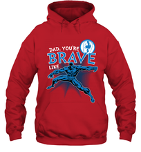 Load image into Gallery viewer, Marvel Black Panther Brave Dad Father's Day Gifts Hooded Sweatshirt