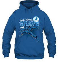 Load image into Gallery viewer, Marvel Black Panther Brave Dad Father's Day Gifts Hooded Sweatshirt