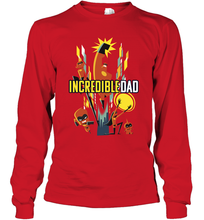 Load image into Gallery viewer, Disney Pixar Incredibles 2 Dad and Super Family Father's Day Gifts Long Sleeve T-Shirt