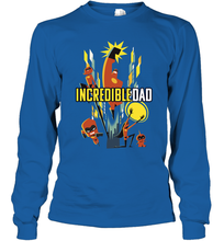 Load image into Gallery viewer, Disney Pixar Incredibles 2 Dad and Super Family Father's Day Gifts Long Sleeve T-Shirt