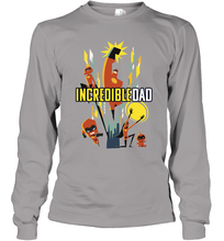 Load image into Gallery viewer, Disney Pixar Incredibles 2 Dad and Super Family Father's Day Gifts Long Sleeve T-Shirt